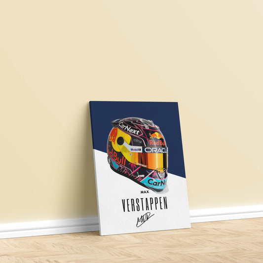 Max Verstappen Helmet Theme Poster/Frame/Canvas - BanterBox