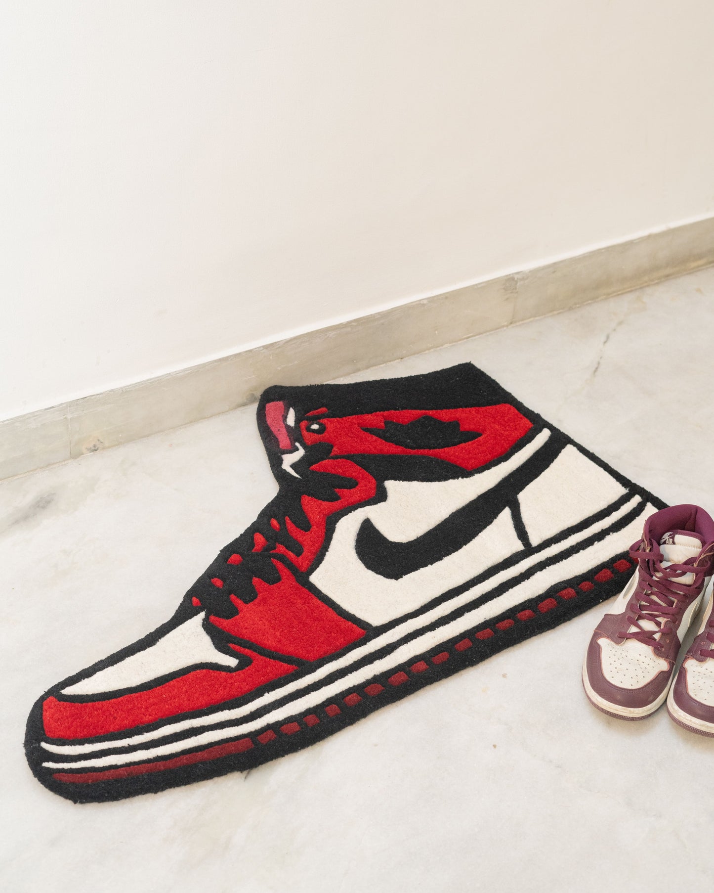 Nike Jordans Hand-Tufted Rug