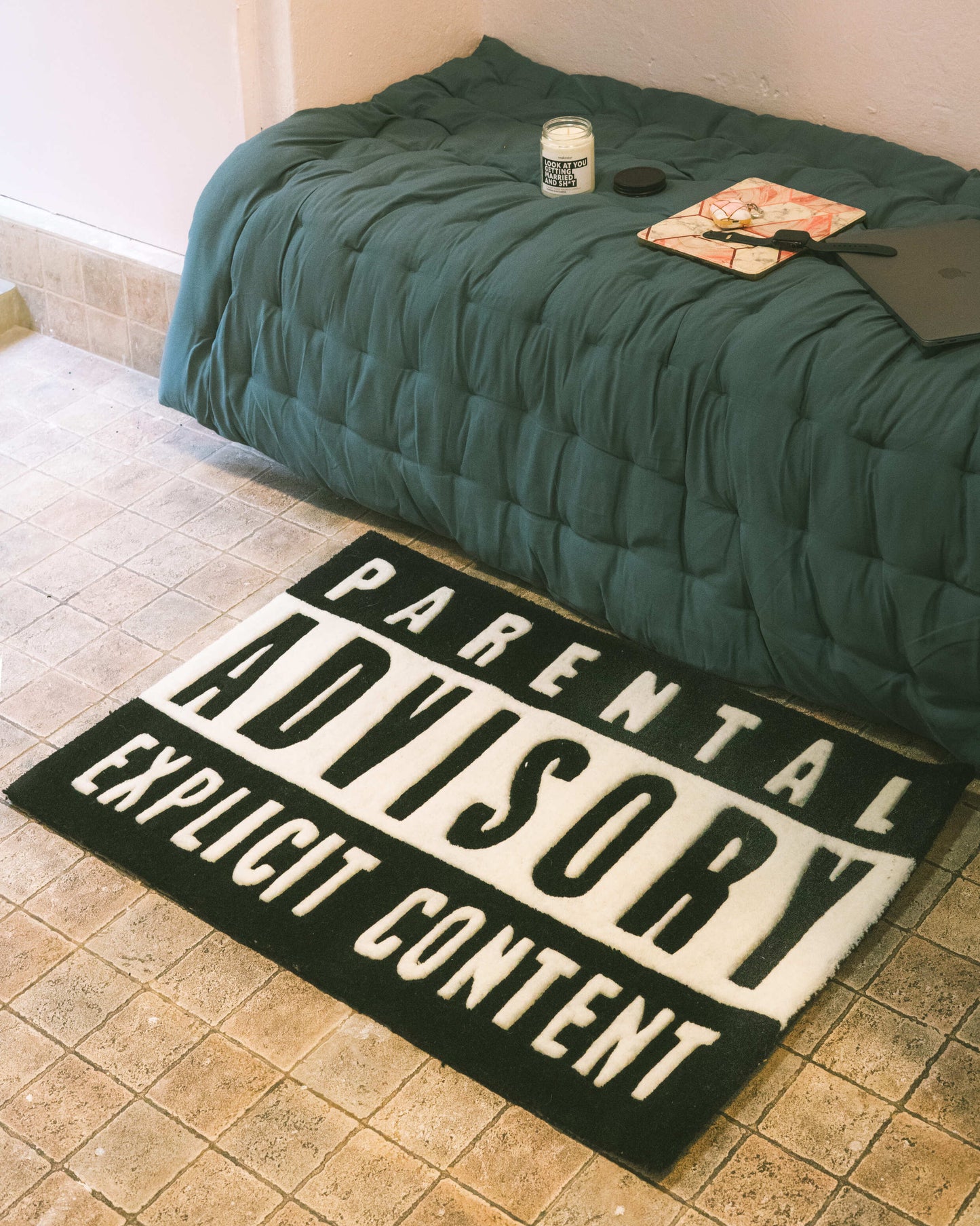 Parent advisory explicit content rug