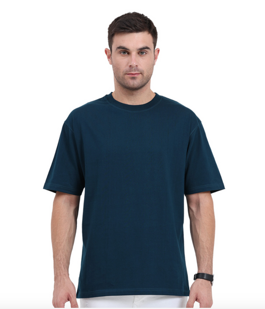 Oversized Unisex Classic T-shirt Petrol Blue