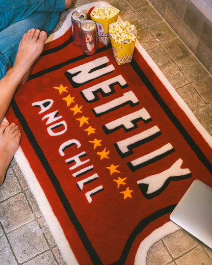 Netflix and Chill Hand-Tufted Rug