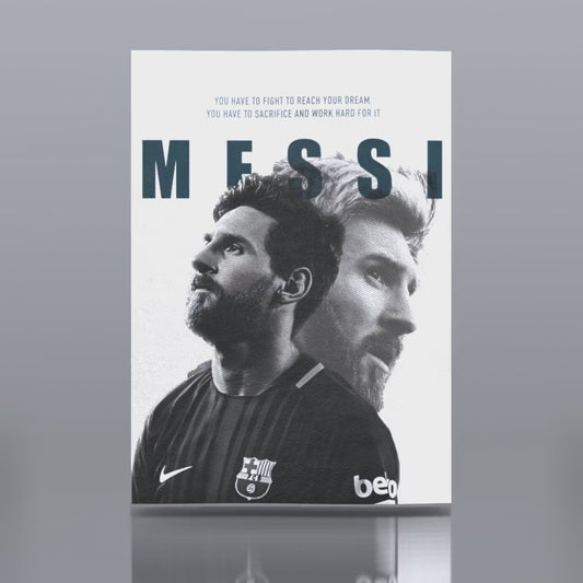 Lionel Messi Dream Quote Poster/Frame/Canvas